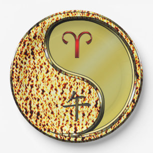 Aries & Metal Horse Paper Plates
