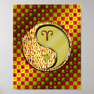 Aries & Metal Monkey Poster