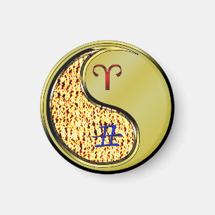 Aries & Metal Ox Magnet