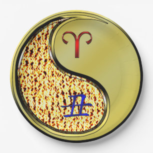 Aries & Metal Ox Paper Plates