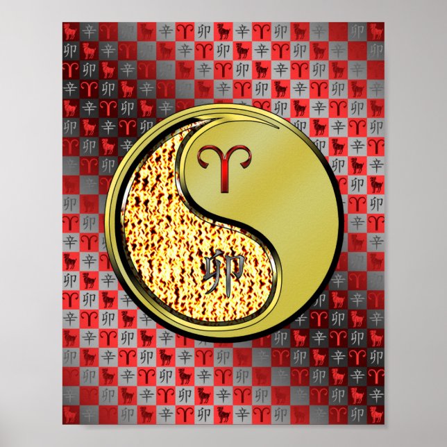 Aries & Metal Rabbit Poster (Front)