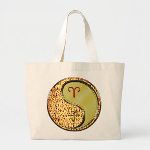 Aries & Metal Rat Large Tote Bag