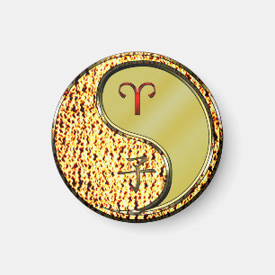 Aries & Metal Rat Magnet