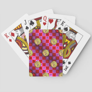 Aries & Metal Rooster Poker Cards