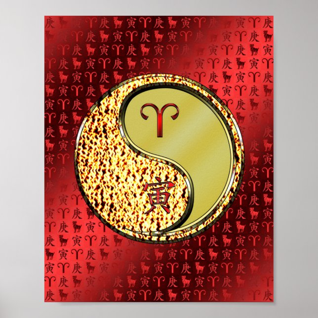 Aries & Metal Tiger Poster (Front)