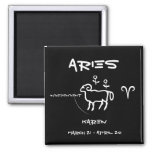 Aries Personalize Magnet at Zazzle