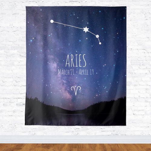 Aries  Personalized Astrology Tapestry