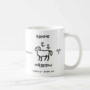 Aries Personalized Coffee Mug