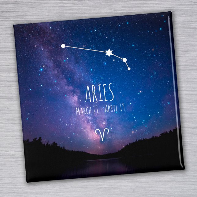 Aries | Personalized Zodiac Constellation Magnet (Creator Uploaded)