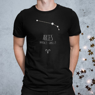 Aries   Personalized Zodiac Constellation T-Shirt
