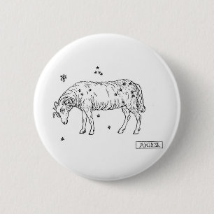 Aries Pinback Button
