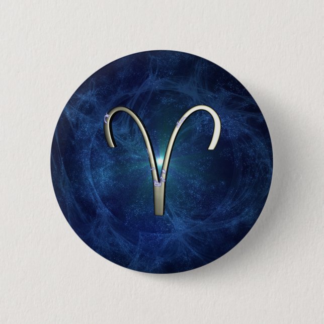 Aries Pinback Button (Front)