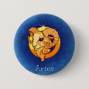 Aries Pinback Button