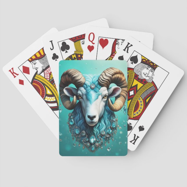 Aries  poker cards (Back)