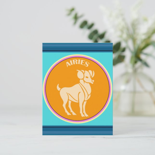 Aries Postcard (Standing Front)