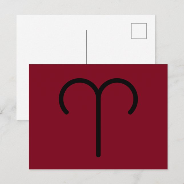 Aries Postcard (Front/Back)