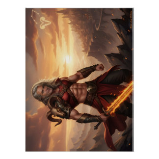 Aries Power Poster