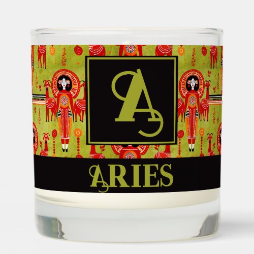 Aries Princess Print Cut Sew Bag Scented Candle