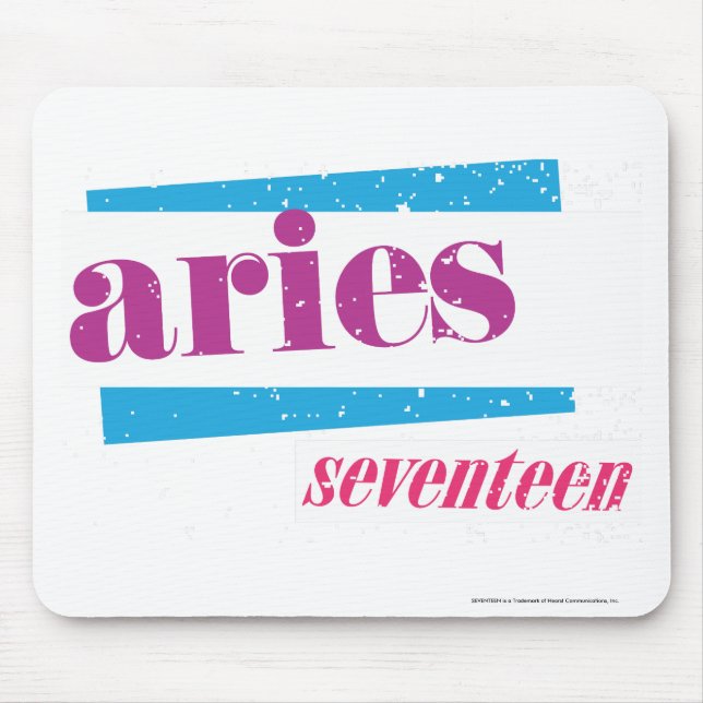 Aries Purple Mouse Pad (Front)