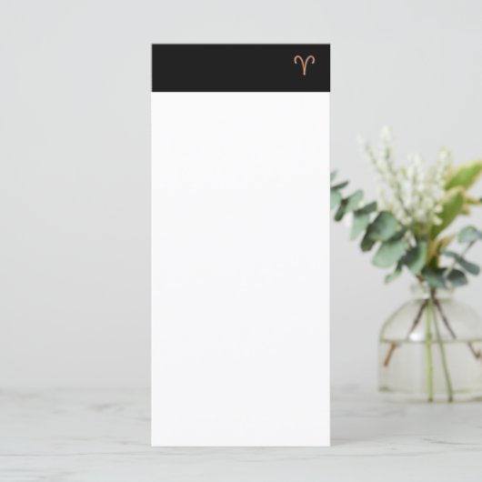 Aries Rack Card (Standing Front)