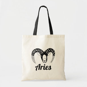 Aries Ram Astrological Sign Tote Bag