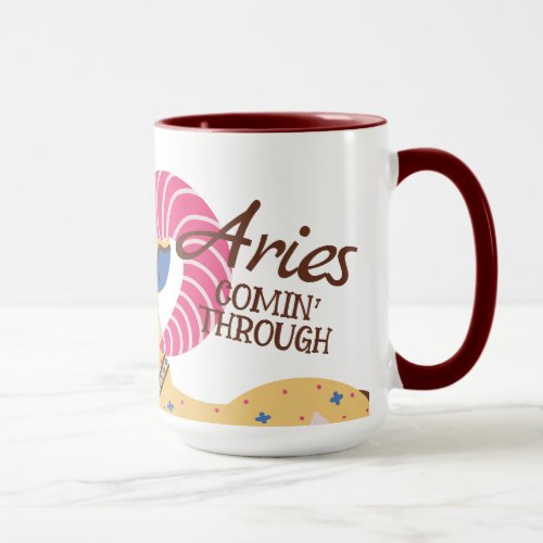 Aries ram astrology zodiac birth sign personalized mug