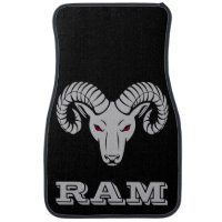 Aries Ram Bright Silver Metallic