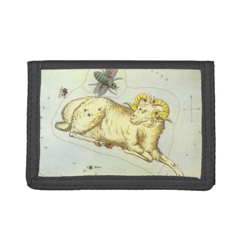 Aries Ram Vintage Constellation Uranias Mirror Tri_fold Wallet