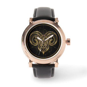 Aries Ram Zodiac Birthday Watch Gift