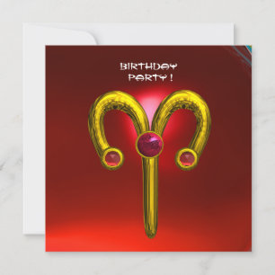 ARIES RUBY ,  bright yellow  red Announcement