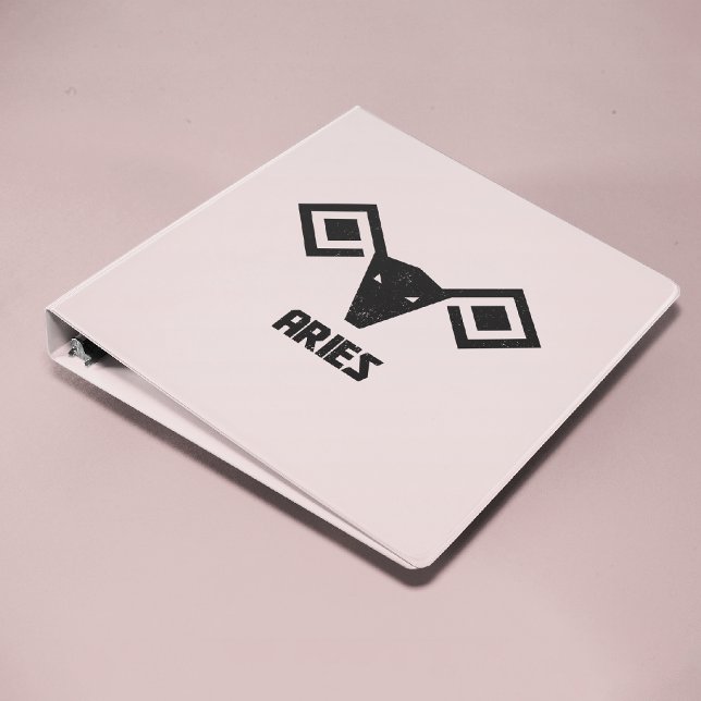 Aries Sign 3 Ring Binder (Creator Uploaded)