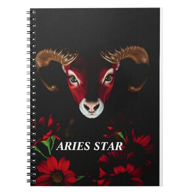 Aries Sign  Collection Notebook (Front)