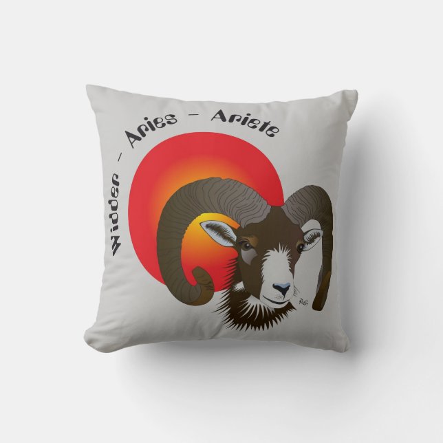 Aries - sign cushion (Front)