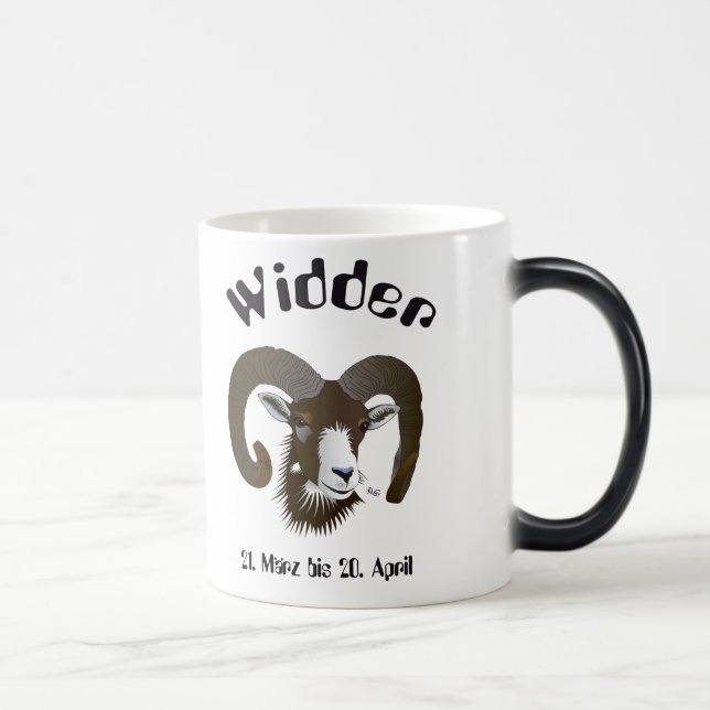 Aries - sign Tasse Color Morph Mug (Right)