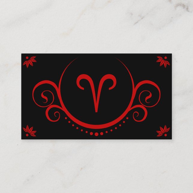 aries sophistications business card (Front)