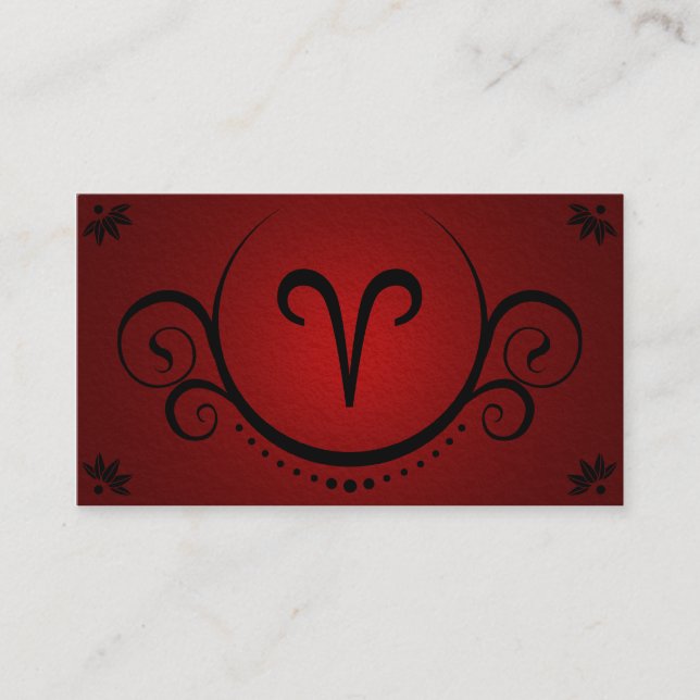 aries sophistications business card (Front)