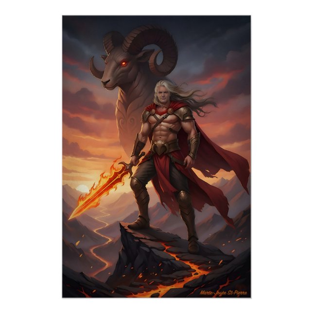 Aries Spirit Poster (Front)