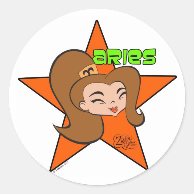 Aries Stickers (Front)