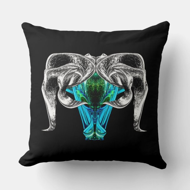 Aries  – Surreal Zodiac Art Pillow by PawlickiArt (Front)