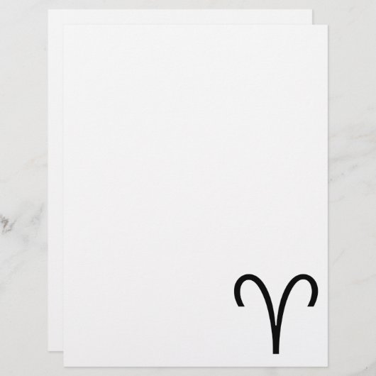 Aries Symbol (Front/Back)