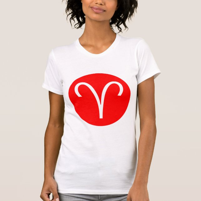 Aries Symbol - Customized T-Shirt (Front)