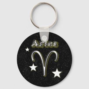 Aries symbol keychain