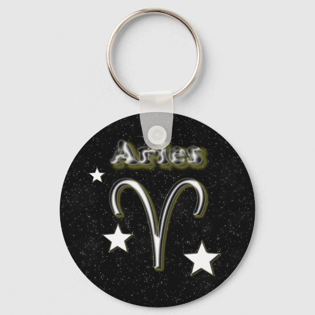 Aries symbol keychain (Front)