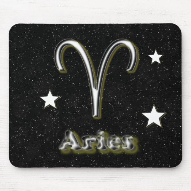 Aries symbol mouse pad (Front)