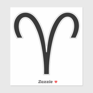 Aries Symbol Ram Zodiac Sign Sticker