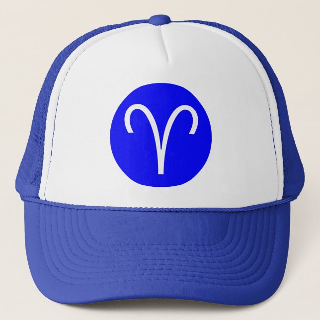 Aries Symbol Trucker Hat (Front)
