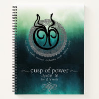 Aries-Taurus Cusp Spiral Notebook