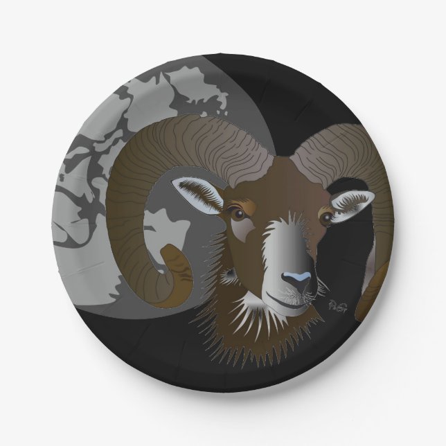 Aries/Teller Paper Plates (Front)