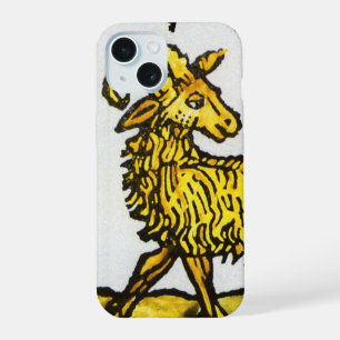 Aries the Golden Ram, Vintage Signs of the Zodiac iPhone 15 Case
