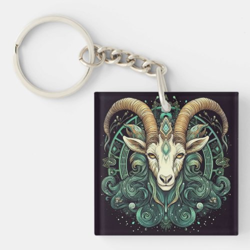 Aries the ram Acrylic Keychain